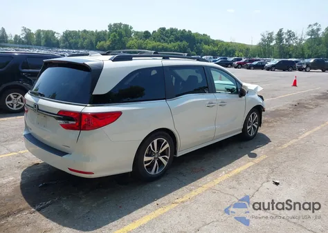 2022 Honda Odyssey Touring из США, поврежденный, VIN 5FNRL6H86NB046792